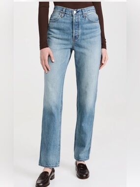 Alex Mill Carla High Rise Straight Jeans